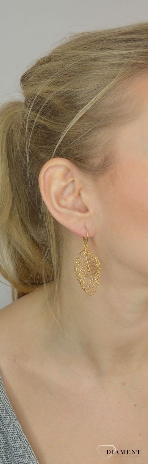 Srebrne kolczyki pozłacane wiszące kółka 6 cm.jpg