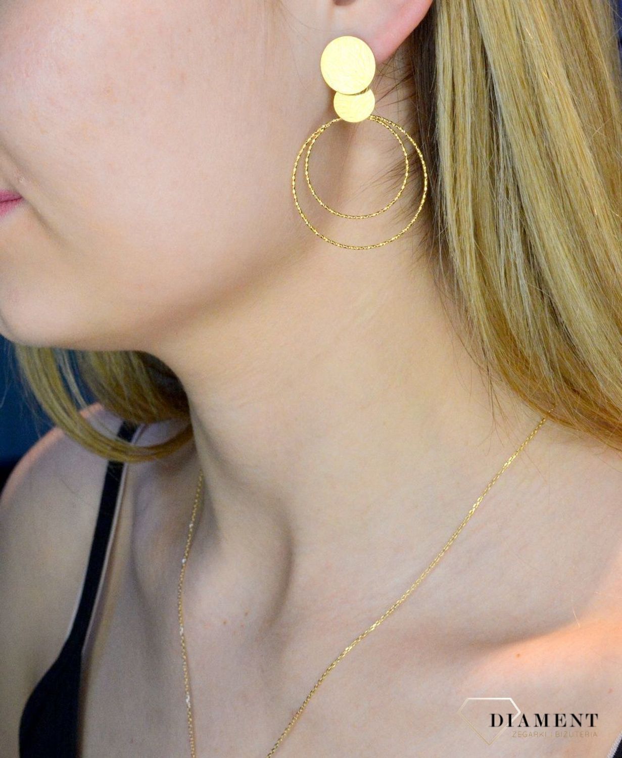 Srebrne kolczyki  Pozłacane blaszki  925 271931570520.jpg