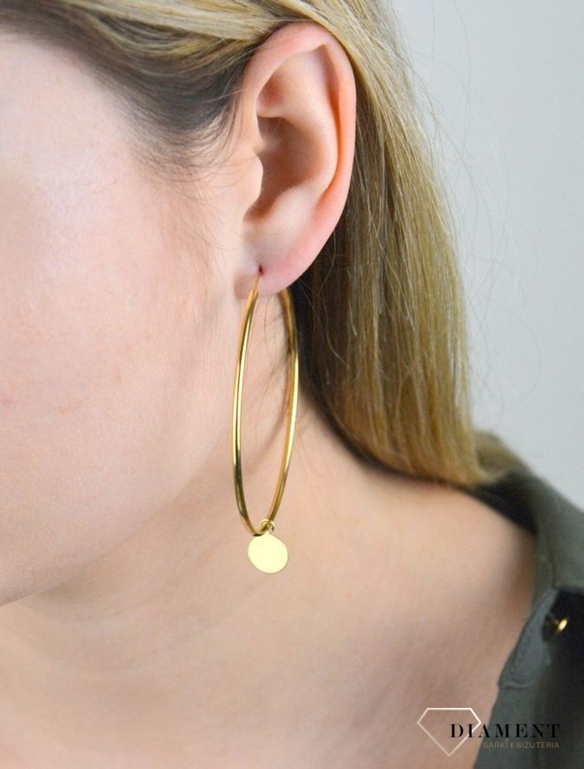 Kolczyki srebrne duże koła z zawieszką 271932170600 (2).jpg