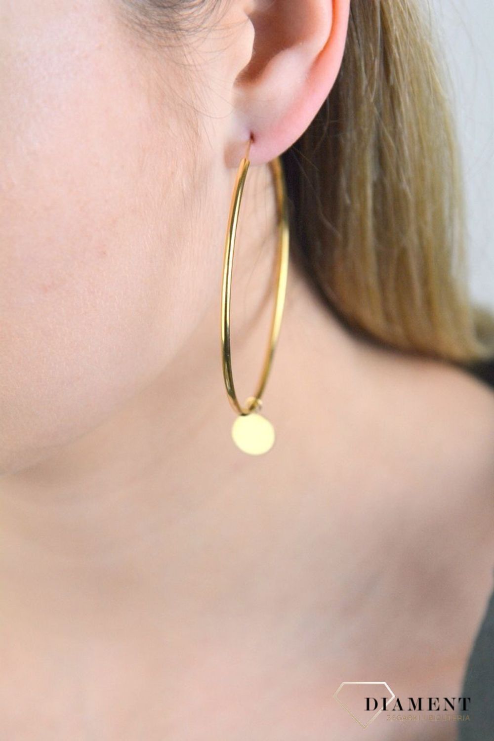 Kolczyki srebrne duże koła z zawieszką 271932170600 (2).jpg