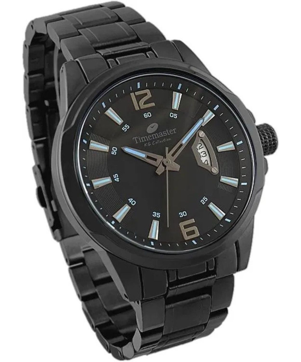 Zegarek męski Timemaster 272-01 – czarny, styl prezydencki Nowrocky, bransoleta stalowa black..jpg