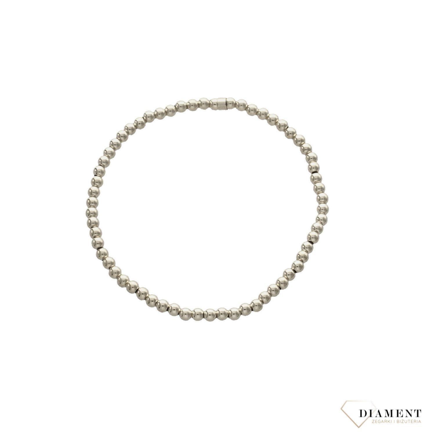 Srebrna bransoletka koraliki 272420620350 (2).jpg