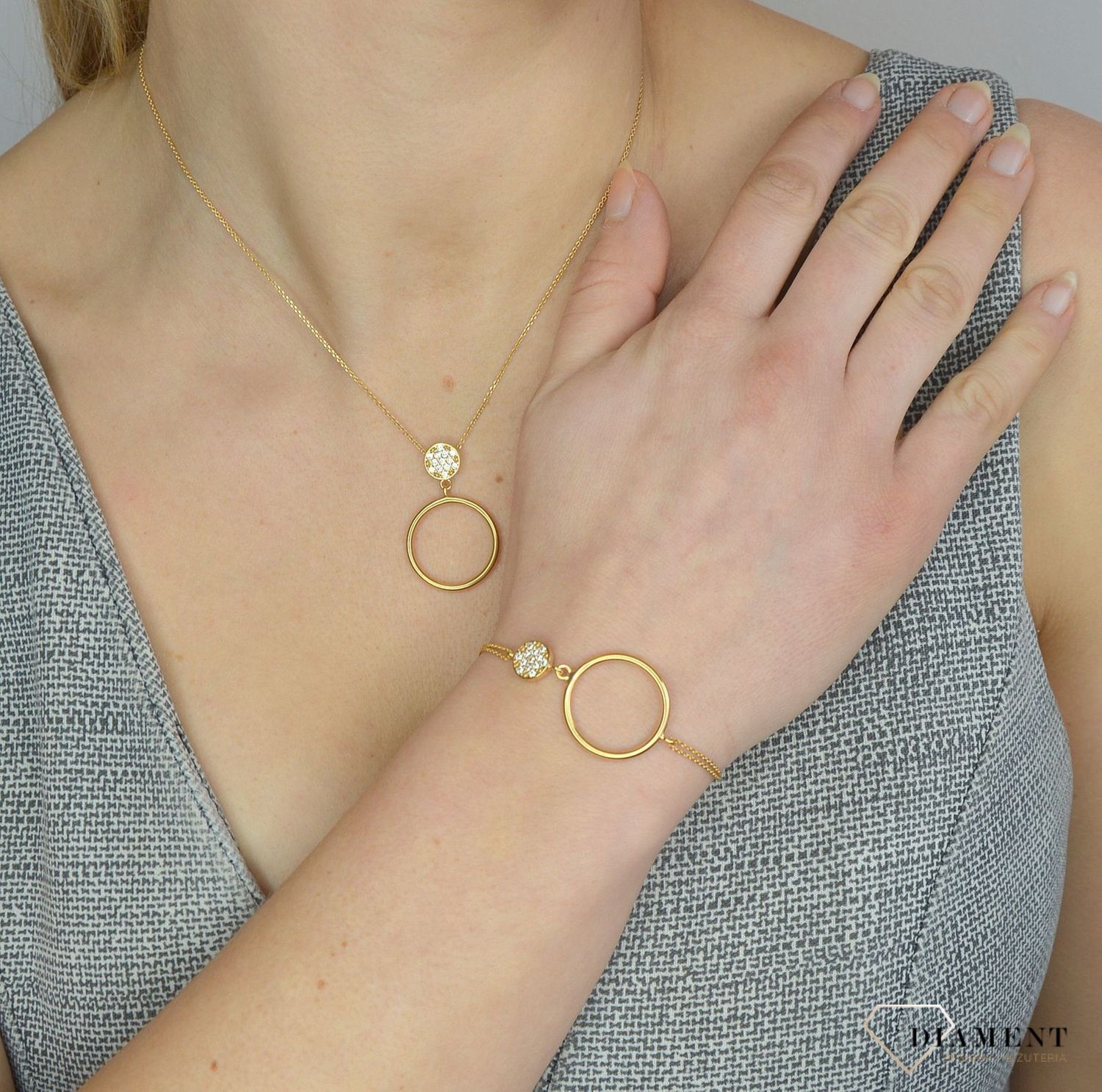 Srebrna bransoletka damska 925 koła z cyrkonią 272432090370v (2).jpg