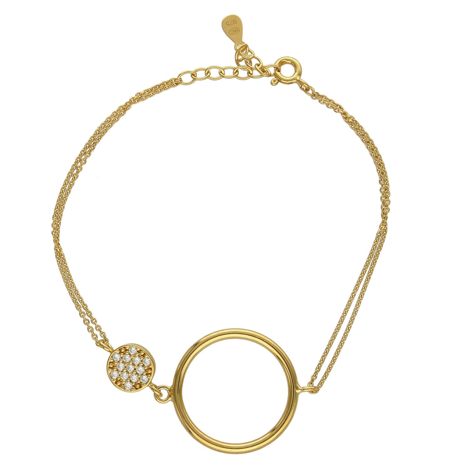 Srebrna bransoletka damska 925 koła z cyrkonią 272432090370v (2).jpg