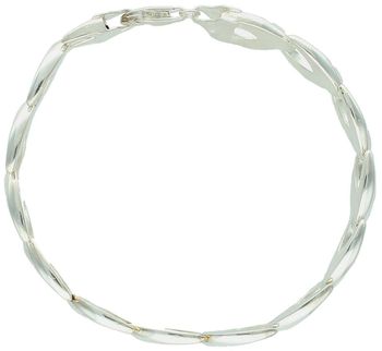 Elegancka bransoletka damska ze srebra próby 925, model 272810481200W, długość 21 cm, szerokość 1 cm, waga 14,50 g. Stylowa, wyrazista i solidna biżuteria dla kobiet.2.jpg