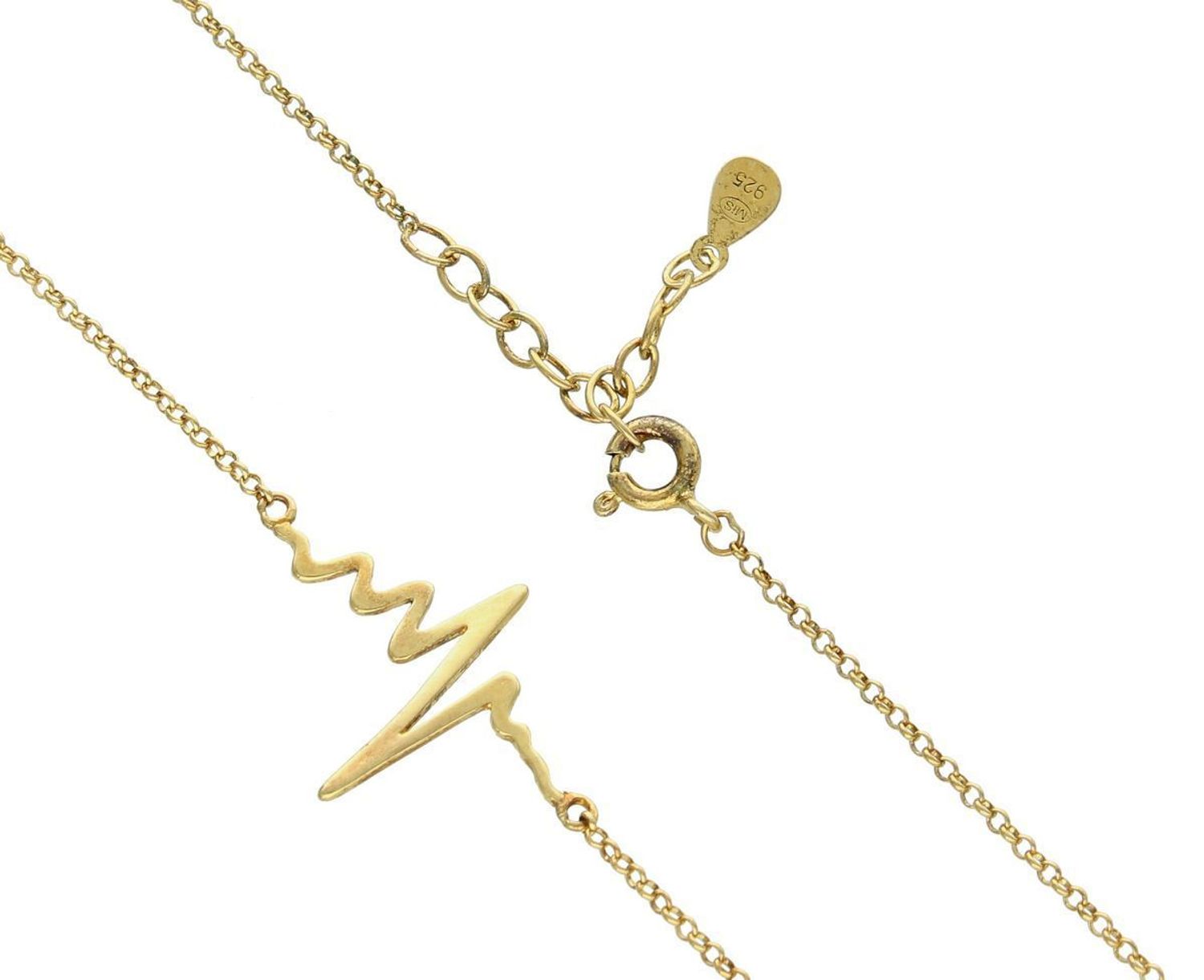 Naszyjnik srebrny 925 z motywem linii życia. Wymiary zawieszki 2,5 x 1,5 cm, zapięcie na karabińczyk. Lekka i symboliczna biżuteria z przesłaniem.1.jpg