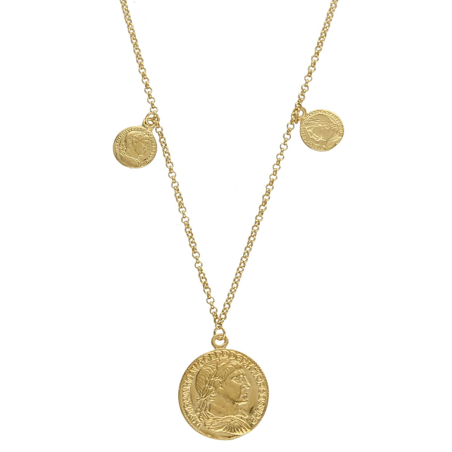 Srebrny naszyjnik 925 monety 274133640440.jpg