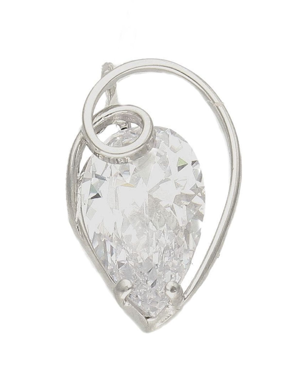 Srebrna zawieszka damska  Kropelka w srebrze  276271780300. Zawieszka wykonana z najwyższej próby srebra 925. Ozdobiona cyrkonią o przepięknej formie. Idealny prezent..jpg