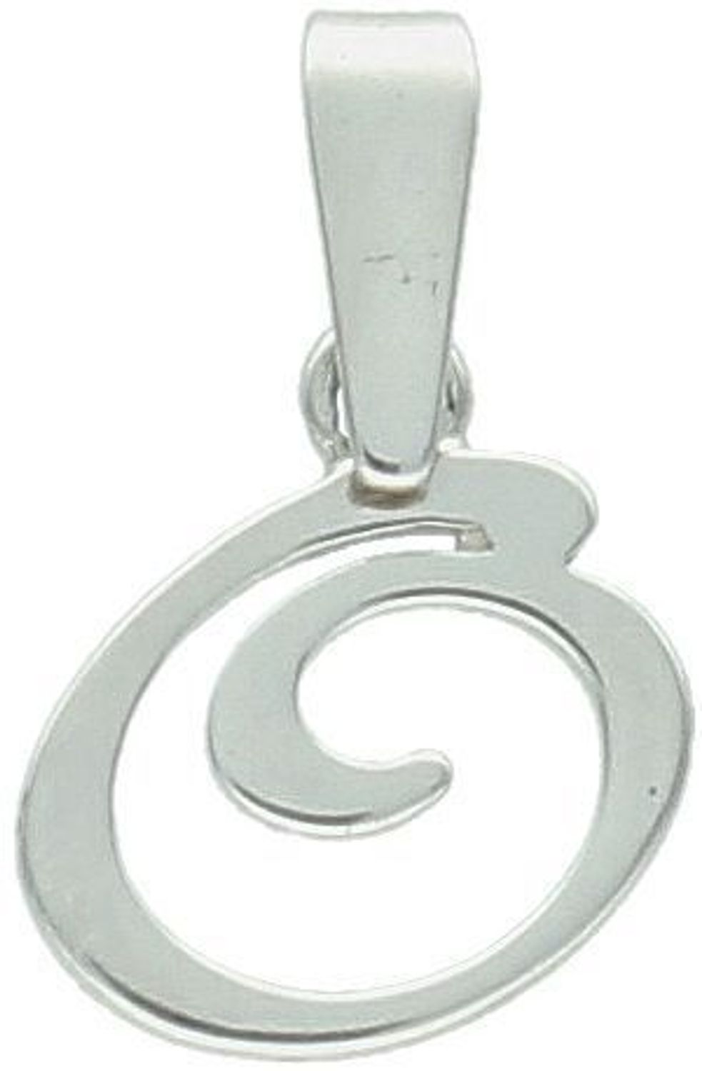Elegancka zawieszka srebrna literka O – próba 925. Subtelny dodatek, który doskonale sprawdzi się jako personalizowany prezent. Wymiary 1,7 cm x 1,2 cm, waga 0,80 g.1.jpg