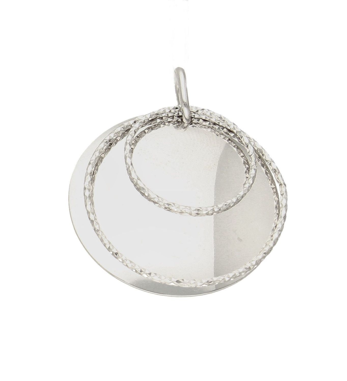 Zawieszka srebrna okrągła zdobiona 27692136.jpg