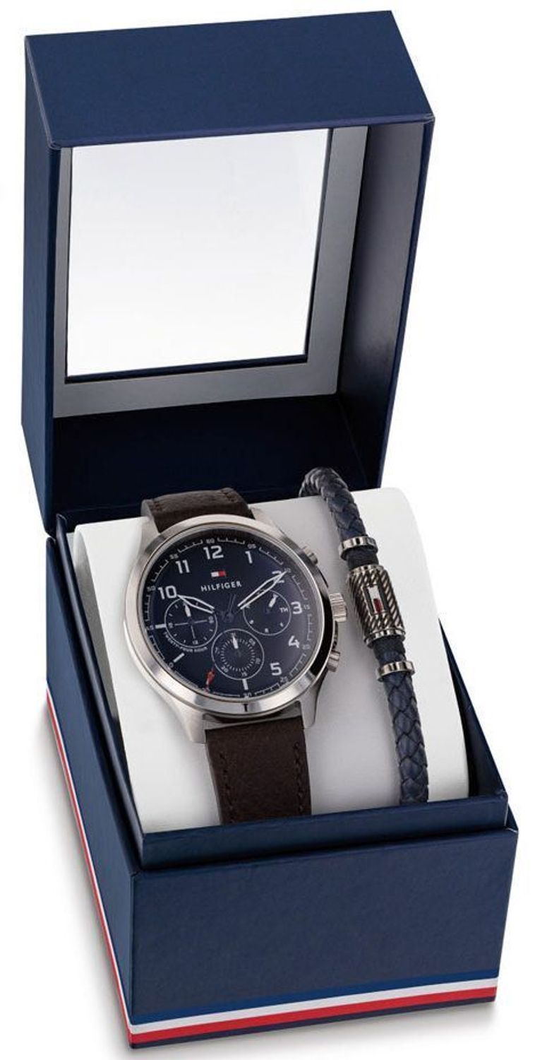 Zegarek męski Tommy Hilfiger Set na pasku w zestawie z bransoletką 2770106.jpg