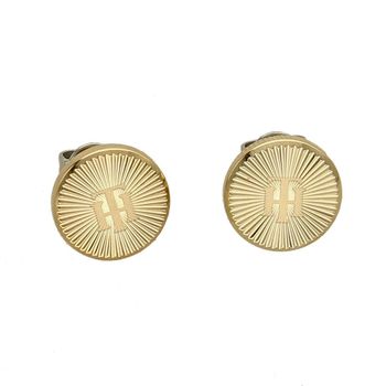 Kolczyki Tommy Hilfiger złota stal 2780649 okrągłe z logo marki.jpg