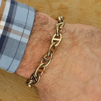 Bransoletka Tommy Hilfiger 2781018 złota męska 18–21 cm  elegancka stal (2).jpg