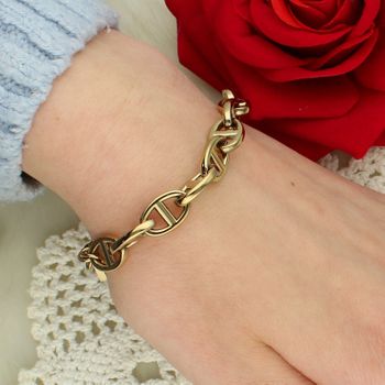 Bransoletka Tommy Hilfiger 2781018 – złota stal regulowana 18–21 cm logo brans.jpg