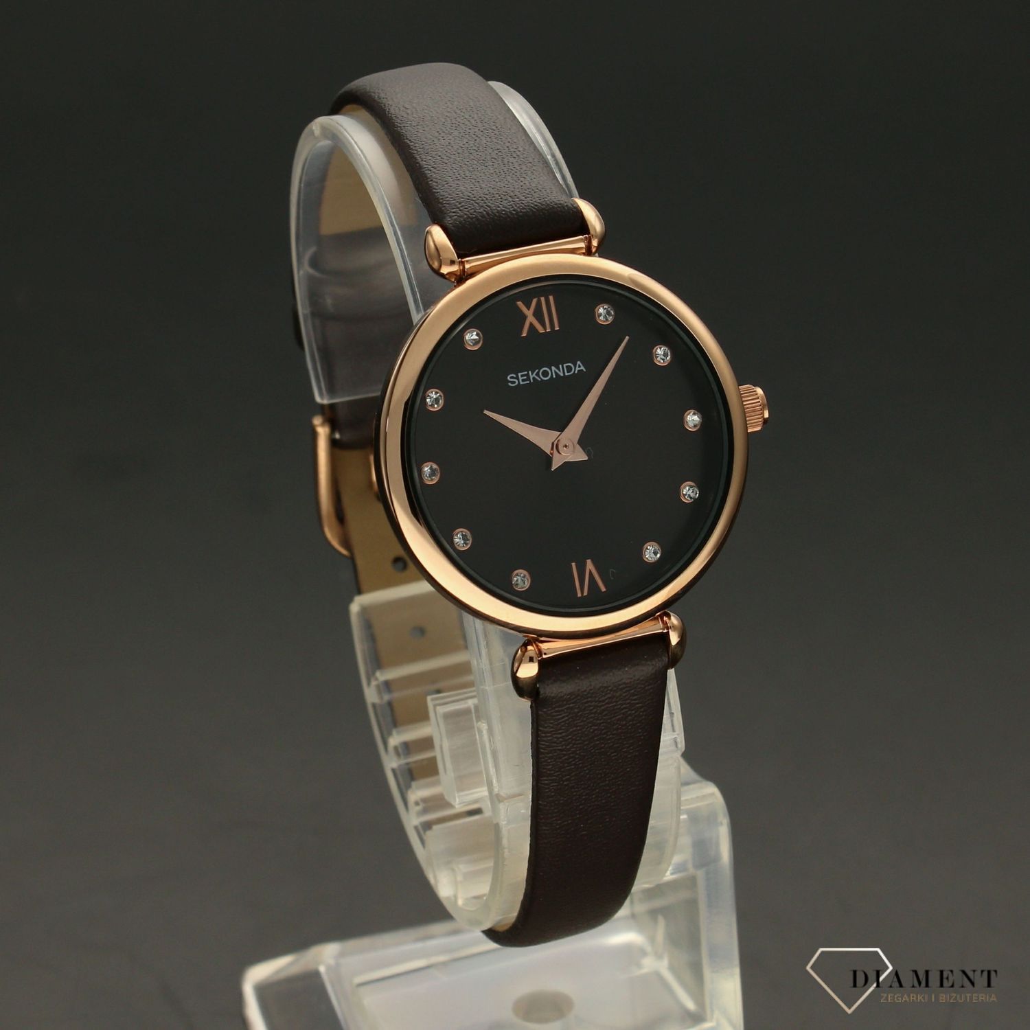 Zegarek damski Sekonda ' Diamentowy blask w różowym złocie'  2785 jpg.jpg