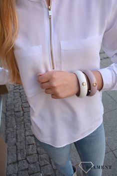 Bransoletka damska sztywna Ti Sento 2788RW ✓Wymarzony prezent dla mamy ✓ Srebrne bransoletki  (6).JPG