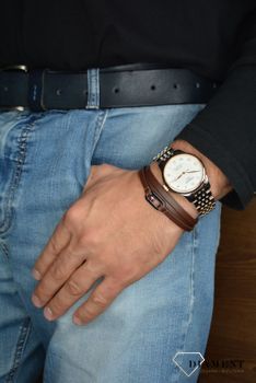 Bransoletka męska Tommy Hilfiger 'Brązowa skóra TH' 2790027✓Bransoleta męska w Sklepie z Biżuterią zegarki-diament.pl✓ Piękne i Eleganckie Bransolety męskie (2).JPG
