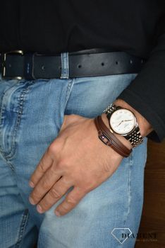 Bransoletka męska Tommy Hilfiger 'Brązowa skóra TH' 2790027✓Bransoleta męska w Sklepie z Biżuterią zegarki-diament.pl✓ Piękne i Eleganckie Bransolety męskie (3).JPG