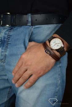 Bransoletka męska Tommy Hilfiger 'Brązowa skóra TH' 2790027✓Bransoleta męska w Sklepie z Biżuterią zegarki-diament.pl✓ Piękne i Eleganckie Bransolety męskie (6).JPG