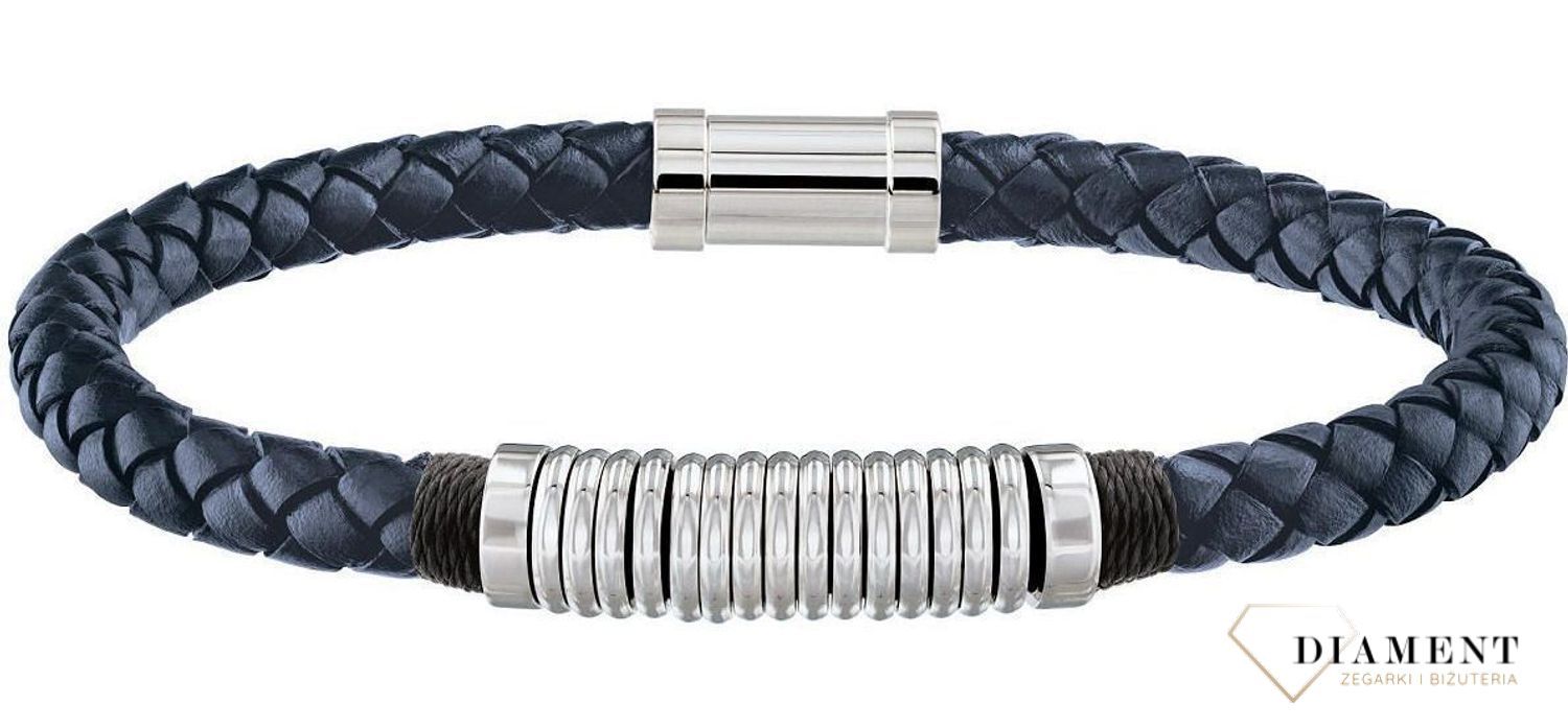 Bransoletka męska Tommy Hilfiger 'Granatowa TH z logiem' Bransoletka męska Tommy Hilfiger ✓Biżuteria męska w Sklepie z Biżuterią zegarki-diament.pl✓Piękne i Eleganckie Bransolety męskie.jpg
