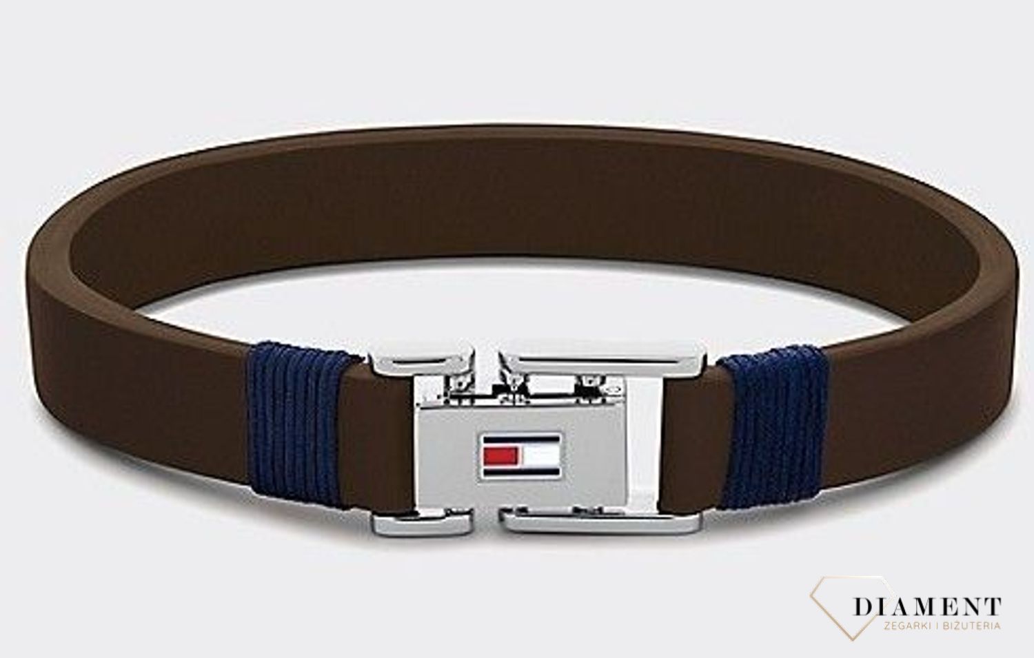 Bransoletka Tommy Hilfiger 'Brązowa skóra TH z logiem '✓ Biżuteria męska w Sklepie z Męskie Akcesoria i prezenty dla mężczyzny ✓Piękne i Eleganckie Bransolety męskie.jpg
