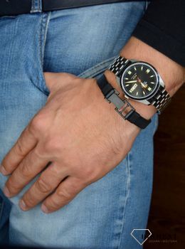 Bransoletka męska Tommy Hilfiger 'Czarne TH'✓ Biżuteria męska ✓ Prezent dla mężczyzny✓ Bransoletki męskie w Sklepie z Biżuterią zegarki-diament (1).JPG