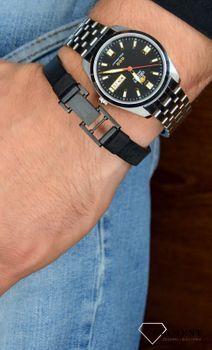 Bransoletka męska Tommy Hilfiger 'Czarne TH'✓ Biżuteria męska ✓ Prezent dla mężczyzny✓ Bransoletki męskie w Sklepie z Biżuterią zegarki-diament (3).JPG
