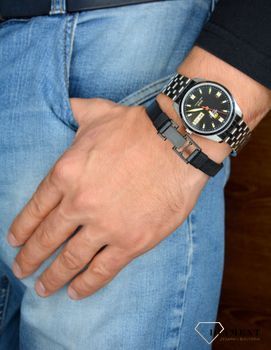 Bransoletka męska Tommy Hilfiger 'Czarne TH'✓ Biżuteria męska ✓ Prezent dla mężczyzny✓ Bransoletki męskie w Sklepie z Biżuterią zegarki-diament (5).JPG