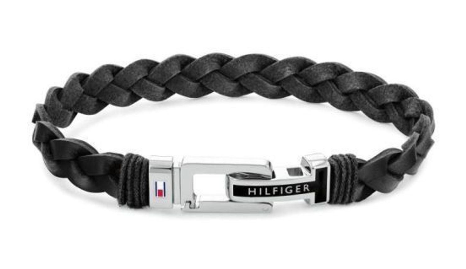 Bransoletka męska Tommy Hilfiger czarna plecionka 2790307.  Bransoletka męska. Markowa biżuteria. Bransoletka męska duża. Bransoletka do zegarka. Biżuteria dla mężczyzny na prezent..jpg