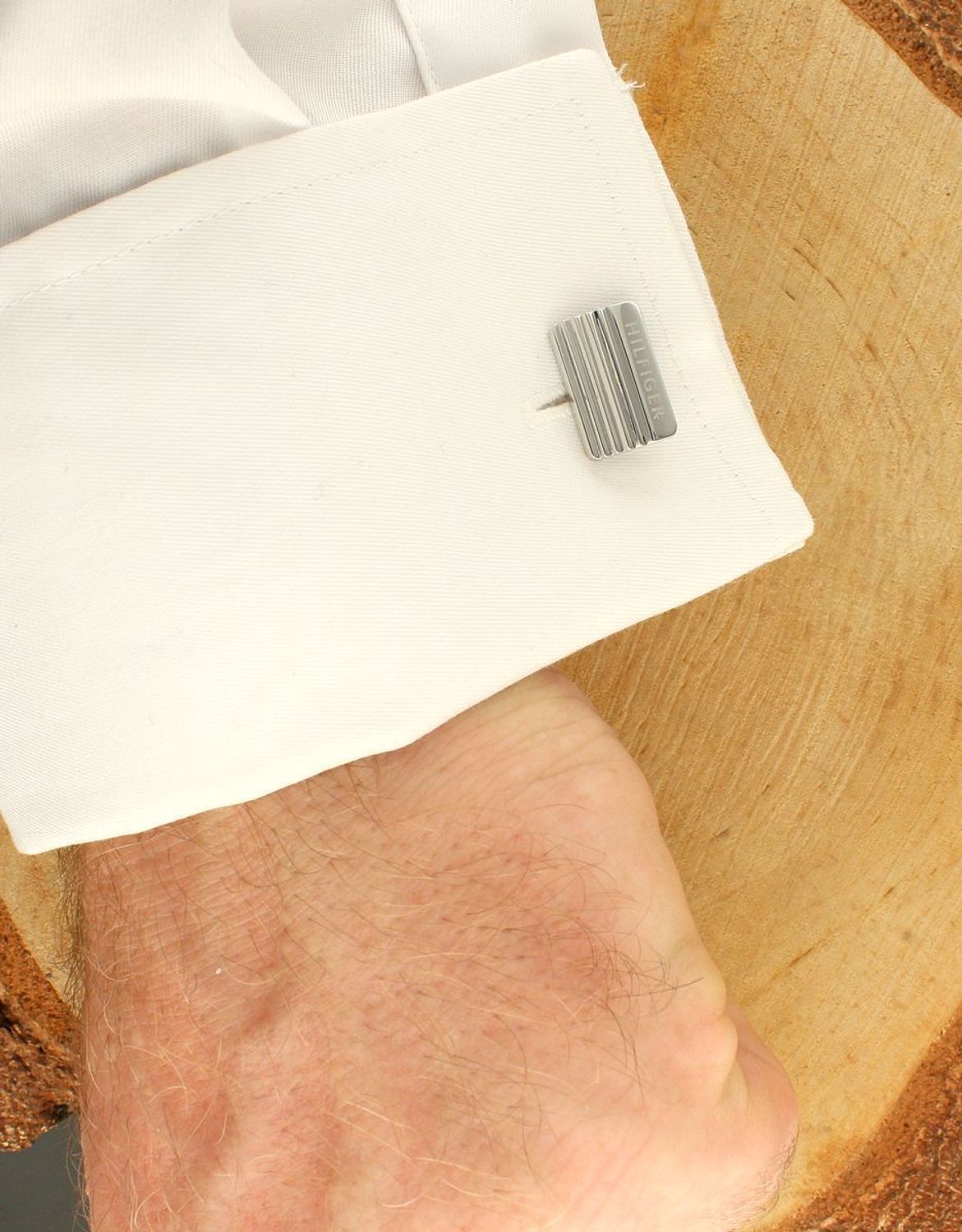 Spinki do mankietów Tommy Hilfiger 2790333. Stalowe spinki do mankietów. Spinki stalowe Tommy Hilfiger. Biżuteria męska Tommy Hilfiger..jpg