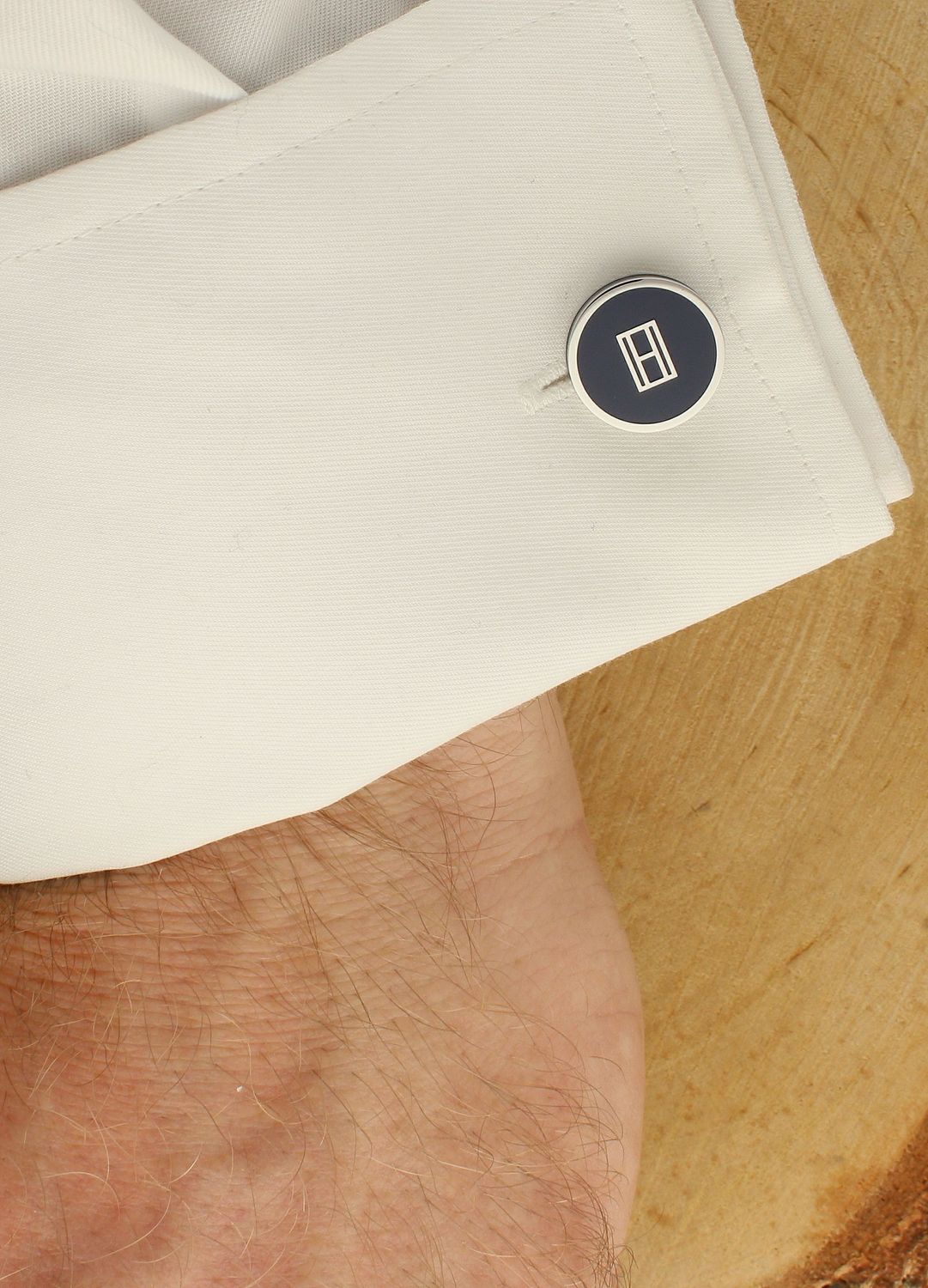 Spinki do mankietów okrągłe granatowe Tommy Hilfiger 2790353.jpg