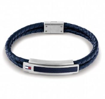 Bransoletka męska skórzana TOMMY HILFIGER Granatowa 2790356.jpg