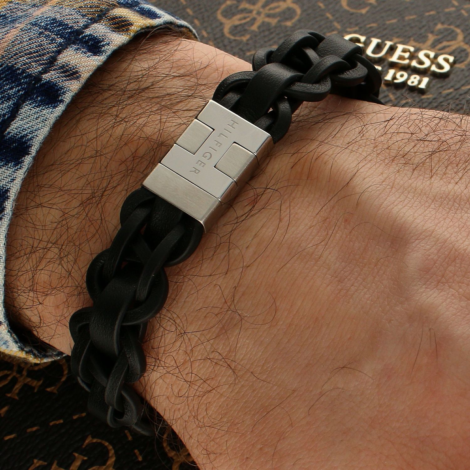 Bransoletka męska skórzana plecionka Tommy Hilfiger 2790372.jpg