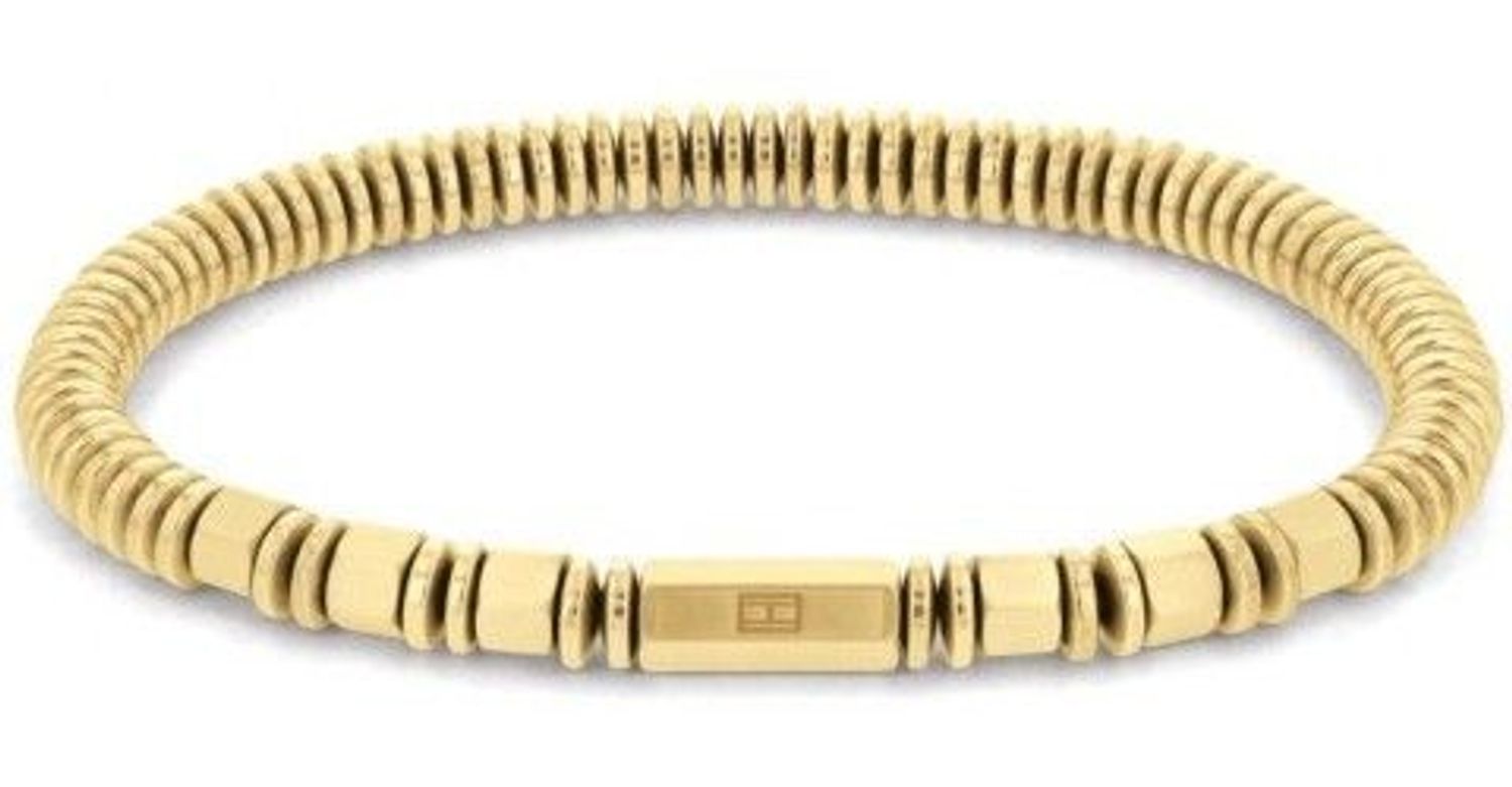Bransoletka męska złota ze stali na gumce Tommy Hilfiger 2790382.jpg