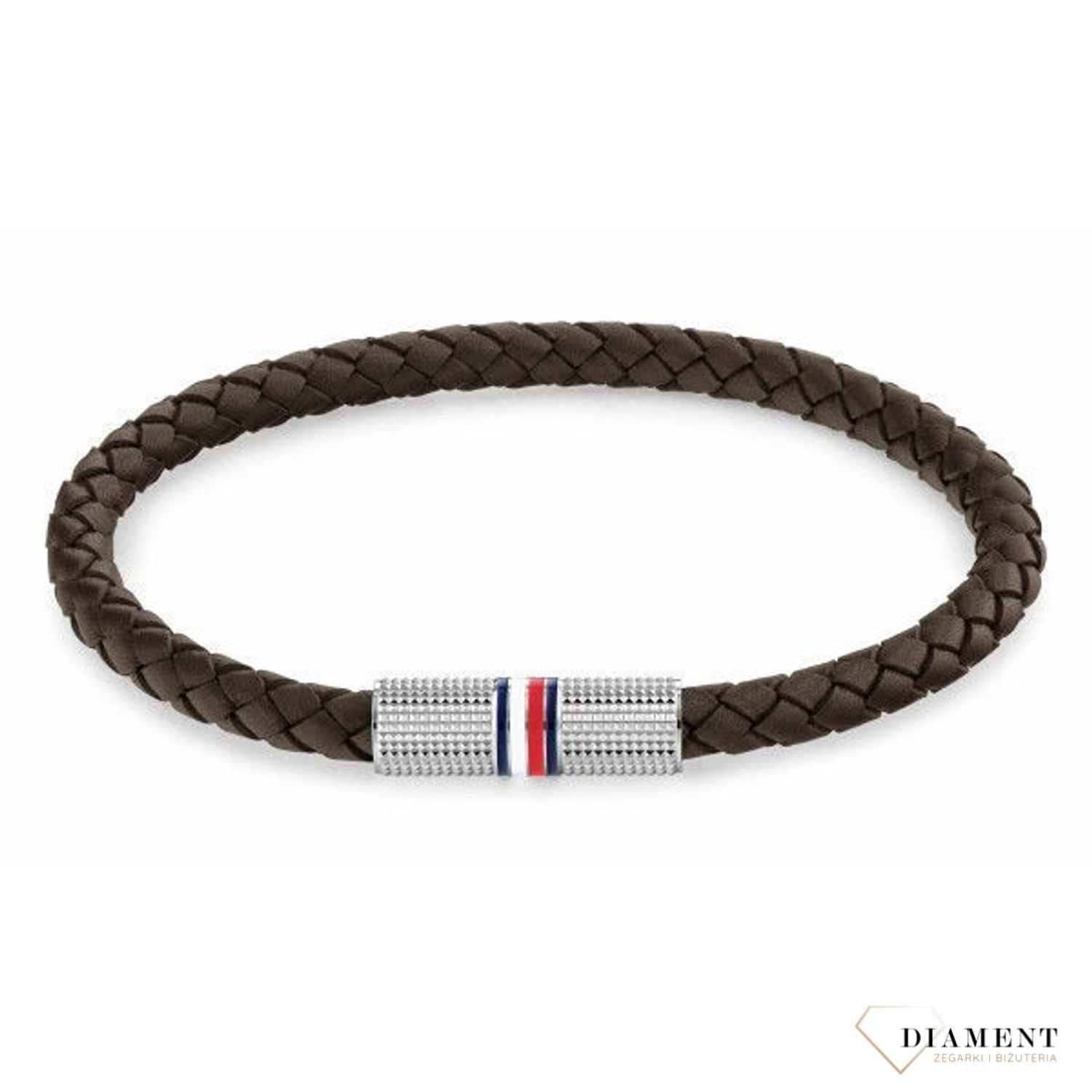 Bransoletka męska Tommy Hilfiger brązowa plecionka 2790458  Bransoletka męska. Markowa biżuteria. Bransoletka męska duża. Bransoletka do zegarka. Biżuteria dla mężczyzny na prezent..jpg