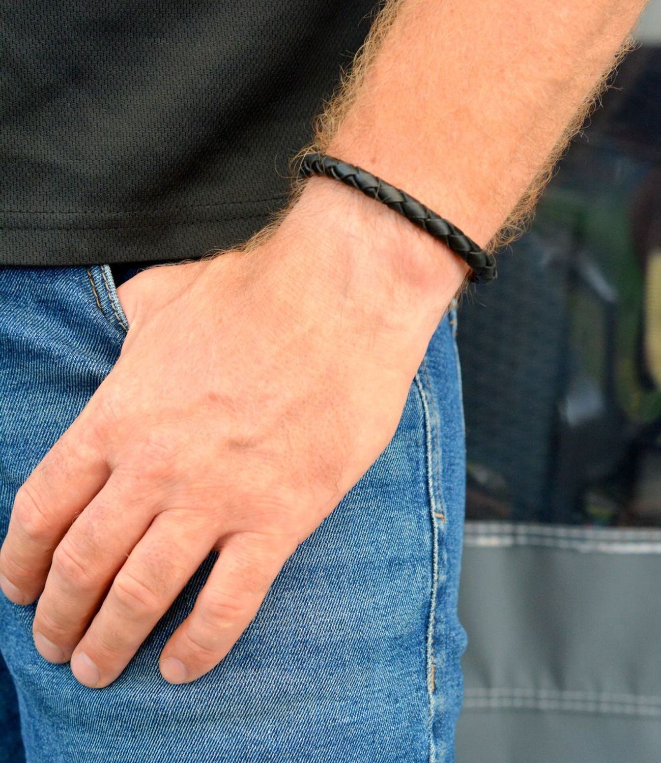 Bransoletka męska Tommy Hilfiger czarna plecionka 2790479. Bransoletka męska plecionka. Męska bransoletka czarna. Oryginalna biżuteria z Tommiego Hilfingera. Męska bransoletka Tommy Hilfiger.33.jpg