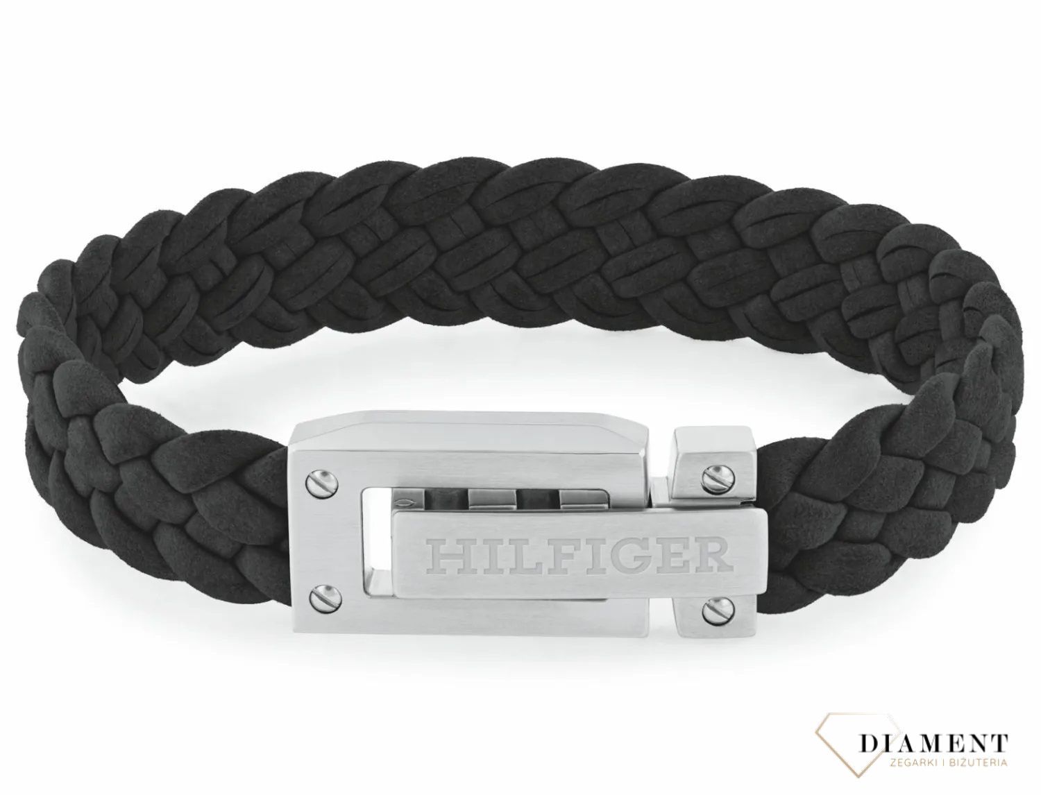 Bransoletka męska Tommy Hilfiger czarna plecionka 2790517. Bransoletka męska plecionka. Męska bransoletka czarna. Oryginalna biżuteria z Tommiego Hilfingera. Męska bransoletka Tommy Hilfiger. Podwójna bransoletka..jpg