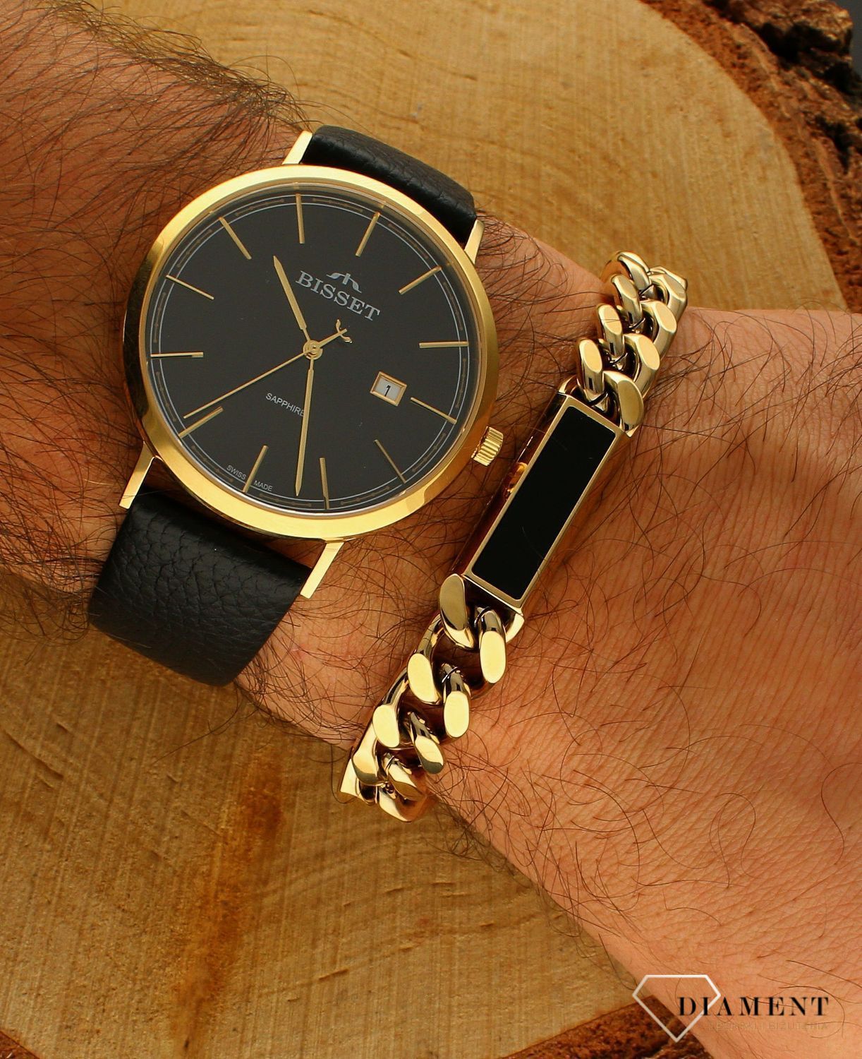 Złota bransoletka męska Tommy Hilfiger z blaszką 2790539. Męska bransoletka pancerka. Bransoletka stalowa męska w złotym kolorze. Męska bransoletka stalowa Tommy Hilfiger. Bransoletka złota stalowa idealna na prezent..jpg