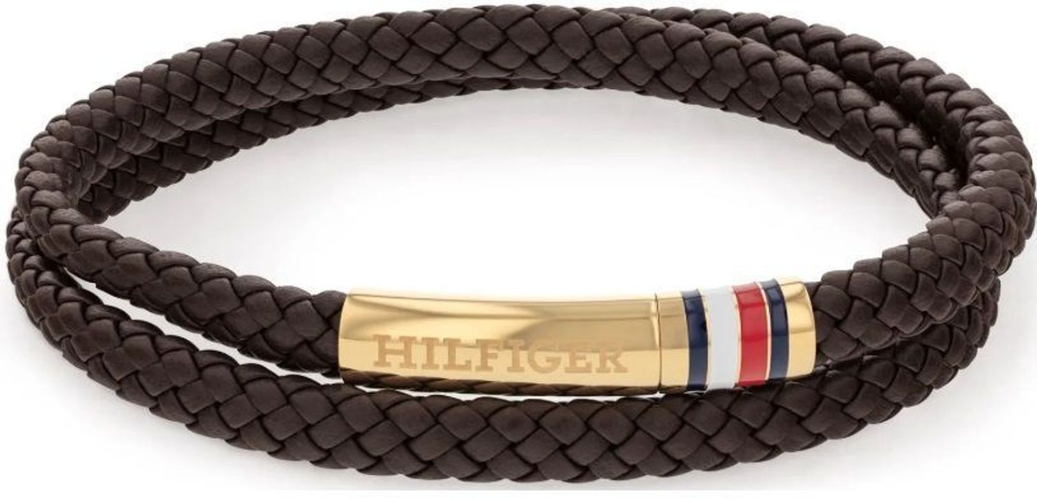 Bransoletka męska Tommy Hilfiger brązowa plecionka 2790551.jpg
