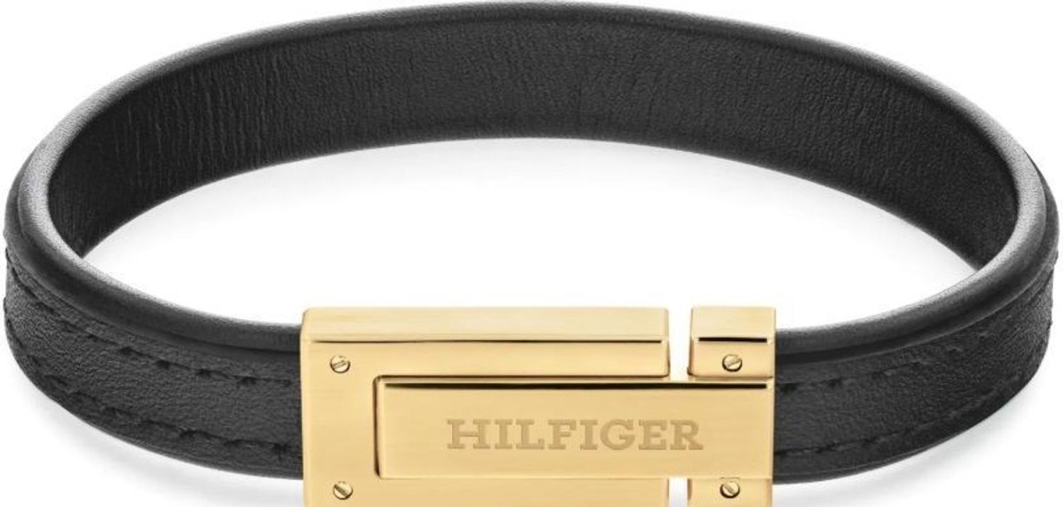Bransoletka męska Tommy Hilfiger skórzana czarna 2790561.jpg