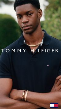 Złoty naszyjnik męski Tommy Hilfiger pancerka z logo 2790578 (2).jpg