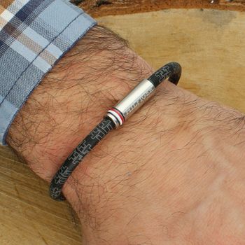 Bransoletka Tommy Hilfiger 2790704 skórzana czarna 21 cm  męska elegancka (1).jpg