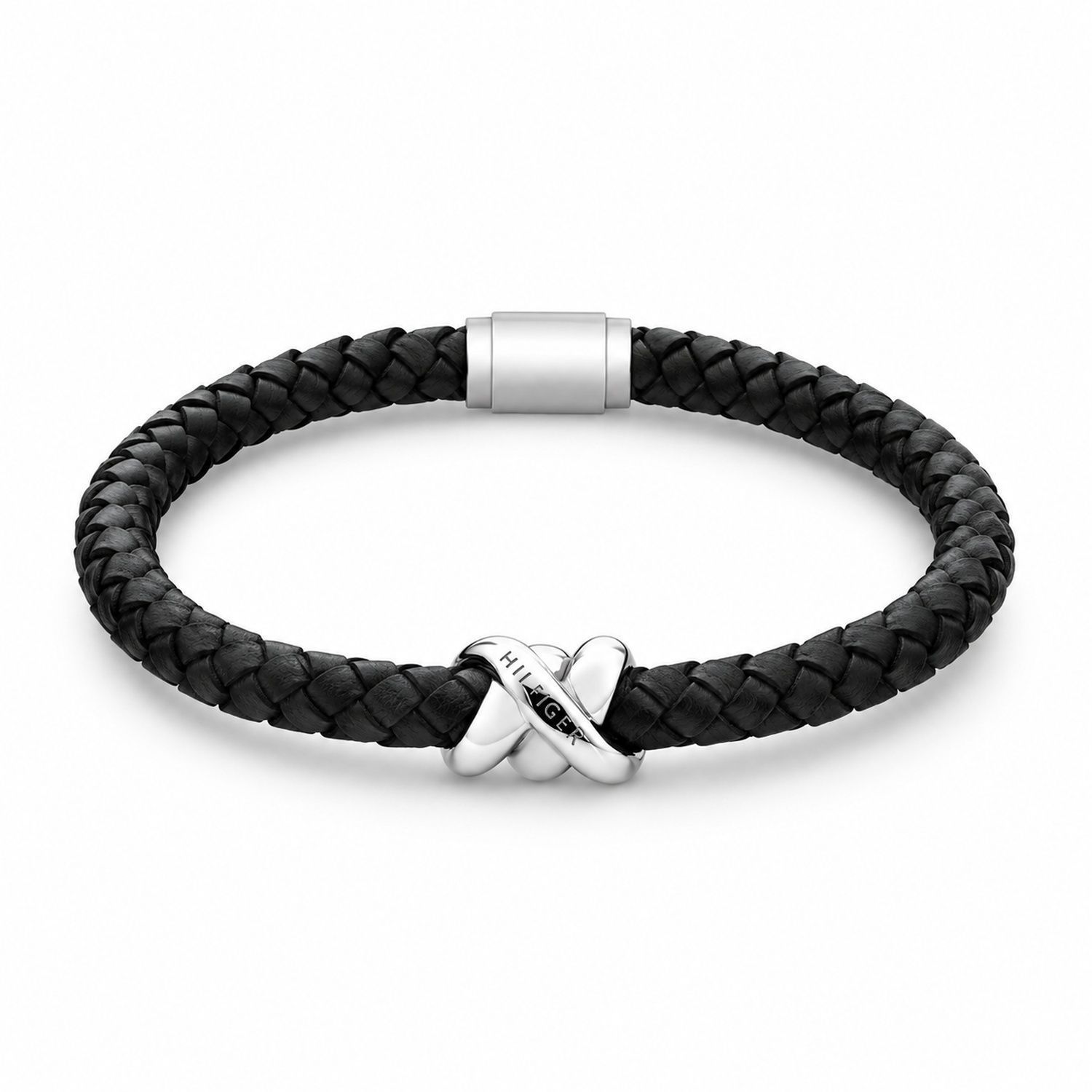 Bransoletka męska Tommy Hilfiger 2790734 – czarna skórzana z węzłem żeglarskim, 19 cm.jpg