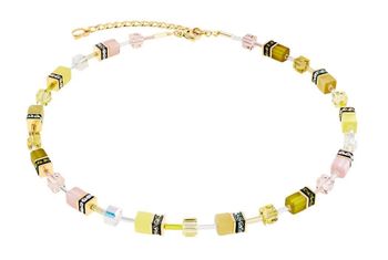 Naszyjnik damski Coeur de Lion GeoCUBE® Iconic 2838100901 – złoty, oliwkowo-pastelowy (1).jpg