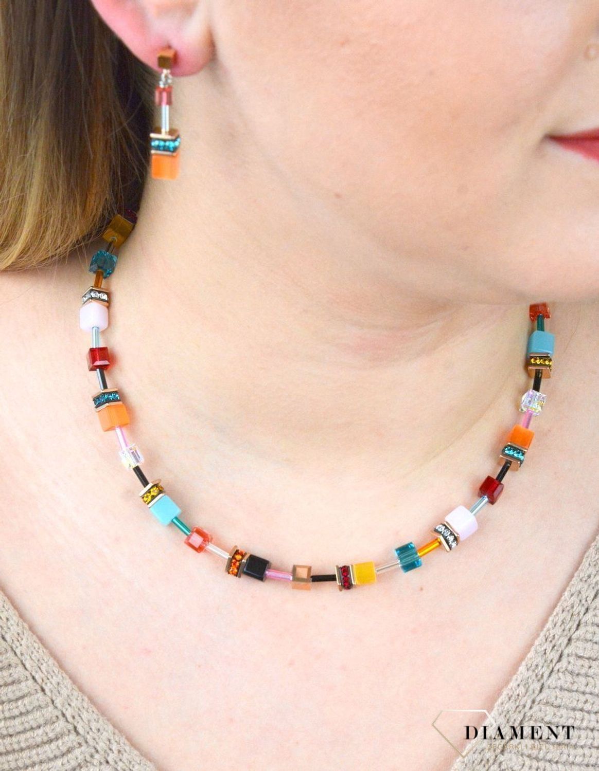 Naszyjnik damski Swarovski Coeur De Lion tygrysie oko-różowe złoto 2838101582. Biżuteria idealna zarówno na eleganckie, jak i niezobowiązujące okazje, wykonana z połyskujących kryształów Swarovski®. Idea.jpg