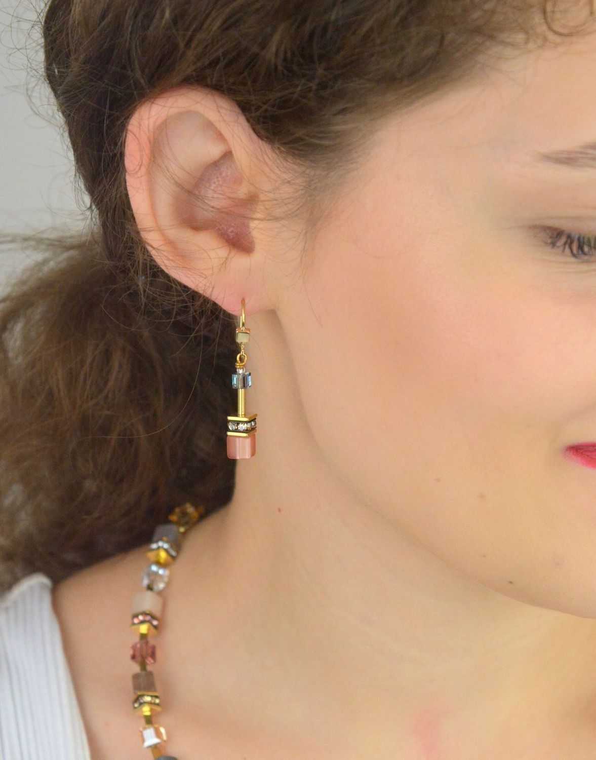 Kolczyki Coeur de Lion GeoCUBE® Tygrysie Oko – Złote, Swarovski, Bigiel.jpg