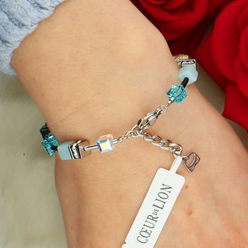 Bransoletka Coeur de Lion GeoCUBE® Transformative Teal 283830-0624 srebrna – niebieskie kryształy as (3).jpg