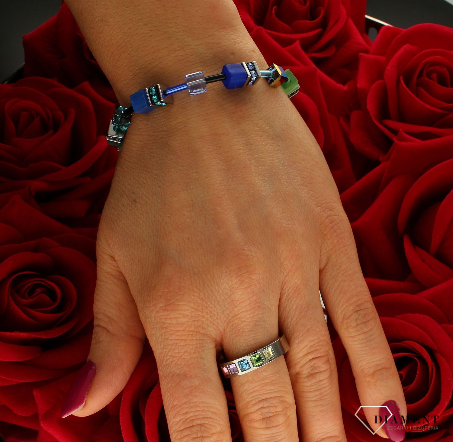 Bransoletka damska Swarovski Coeur De Lion tygrysie oko 2838300705. Biżuteria idealna zarówno na eleganckie, jak i niezobowiązujące okazje, ten naszyjnik wykonany jest z połyskujących kryształów Swarovski® Cry.jpg