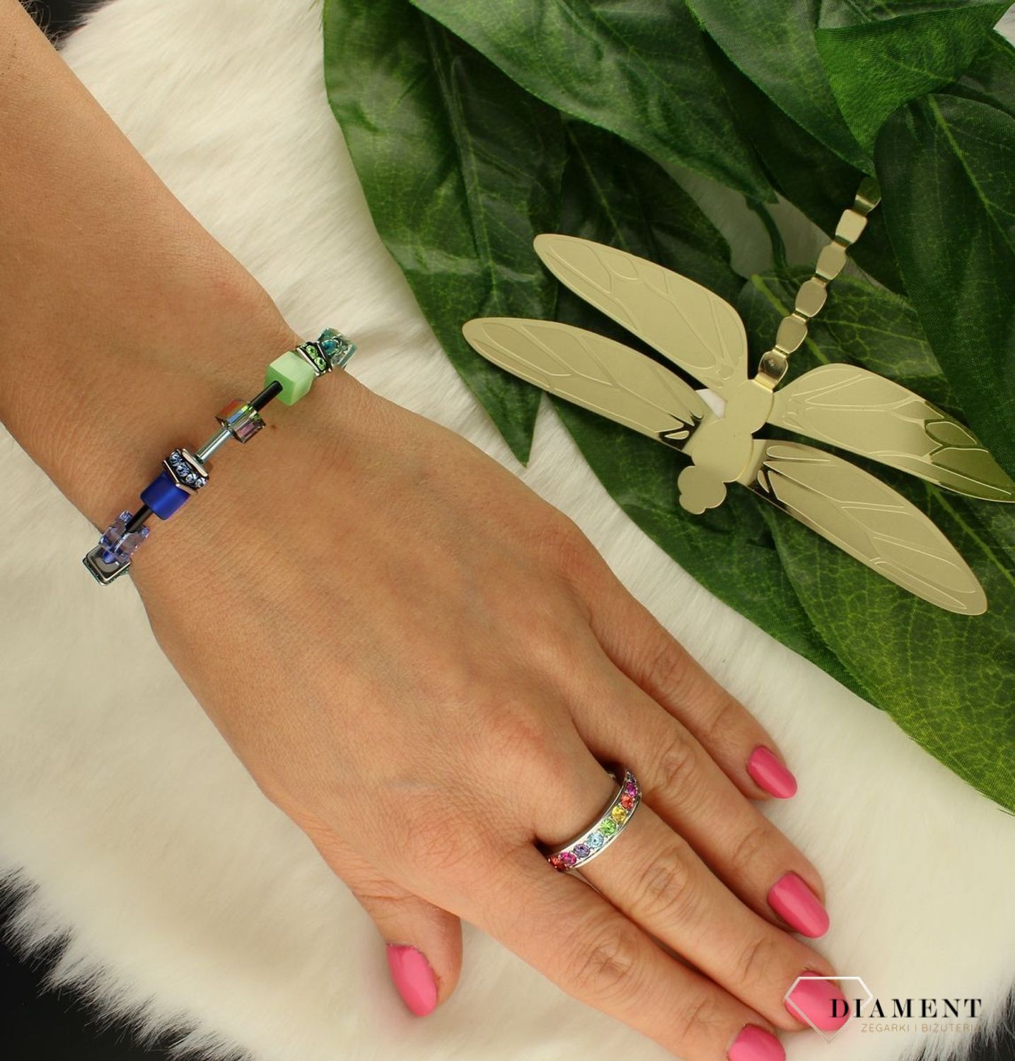 Bransoletka damska Swarovski Coeur De Lion tygrysie oko 2838300705. Biżuteria idealna zarówno na eleganckie, jak i niezobowiązujące okazje, ten naszyjnik wykonany jest z połyskujących kryształów Swarovski® Cry.jpg