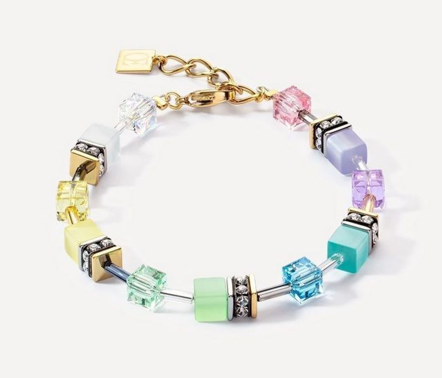 Bransoletka damska Swarovski Coeur De Lion tygrysie oko, kryształ górski 2838301576.jpg